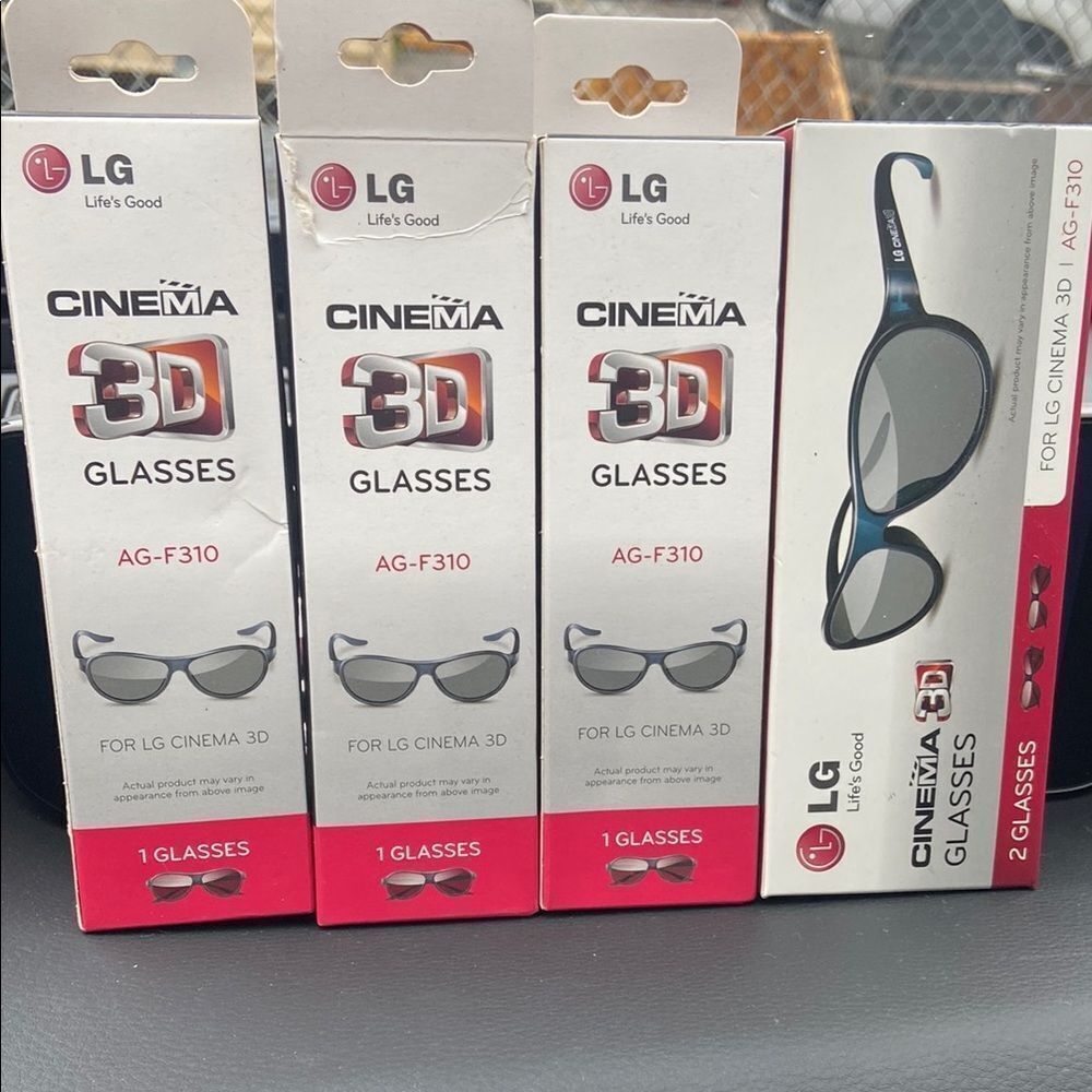 LG Cinema 3D Glasses Set of 5 total